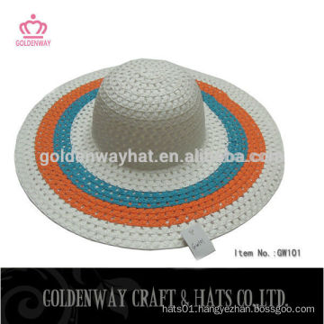 Woman Cheap floppy paper straw hat